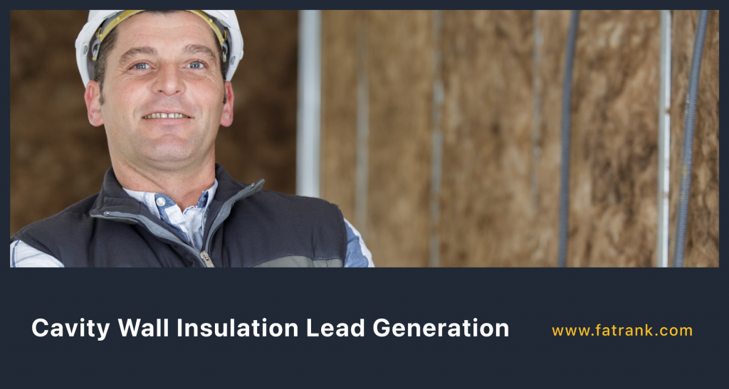 Insulation Lead Generation for Cavity Wall or Loft Insulations