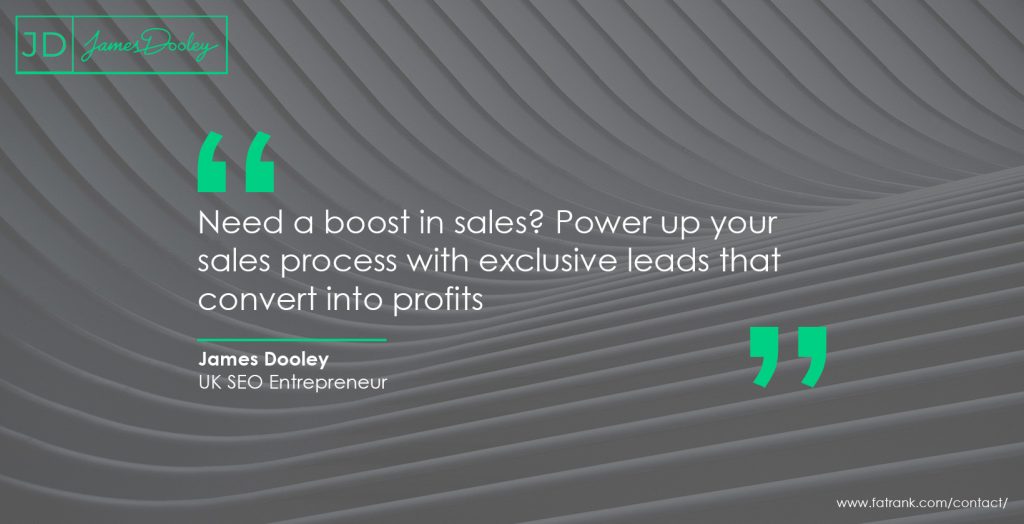 Need a boost in sales Power up your sales process with exclusive leads that convert into profits