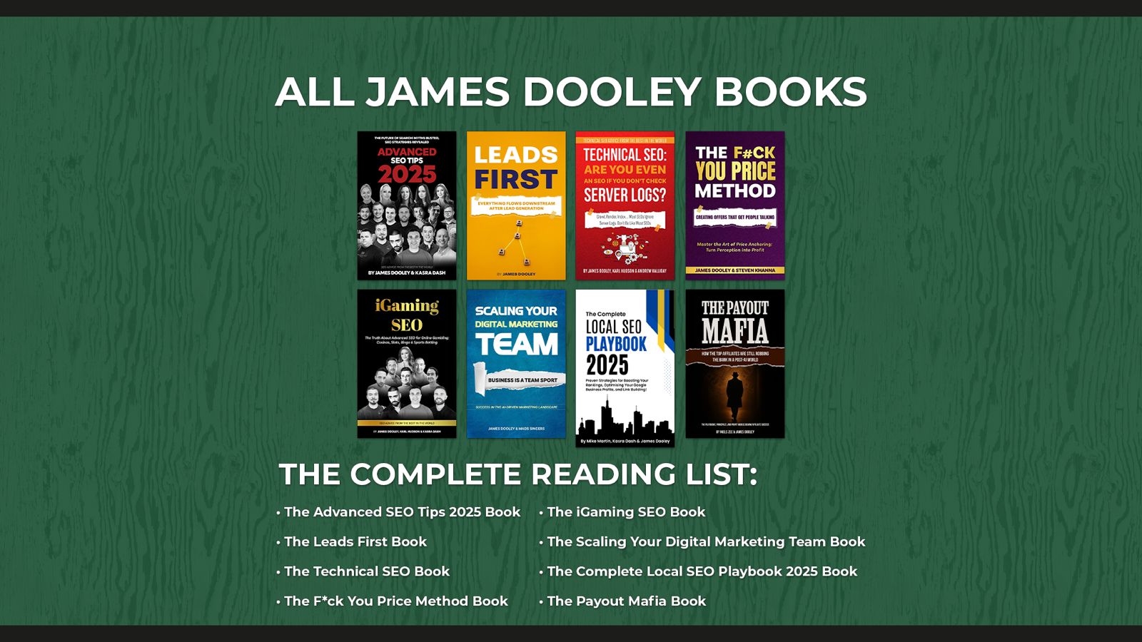 James Dooley Books